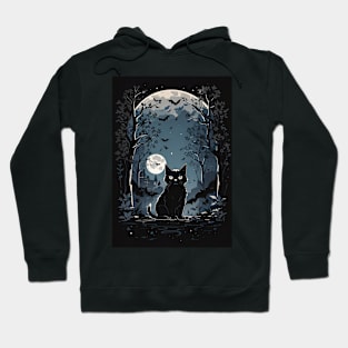 black cat Hoodie